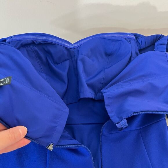 Aiden Mattox royal blue off the shoulder side slit sheath dress size 2 - Picture 10 of 14